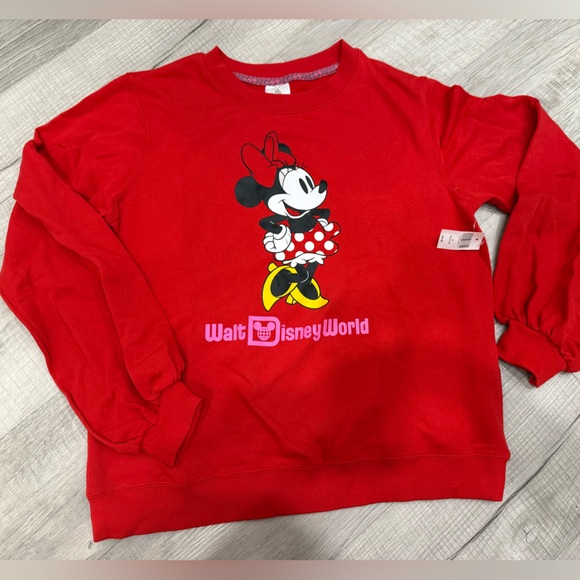 Disney Tops - Disney Red Minnie Mouse Women’s Sweatshirt